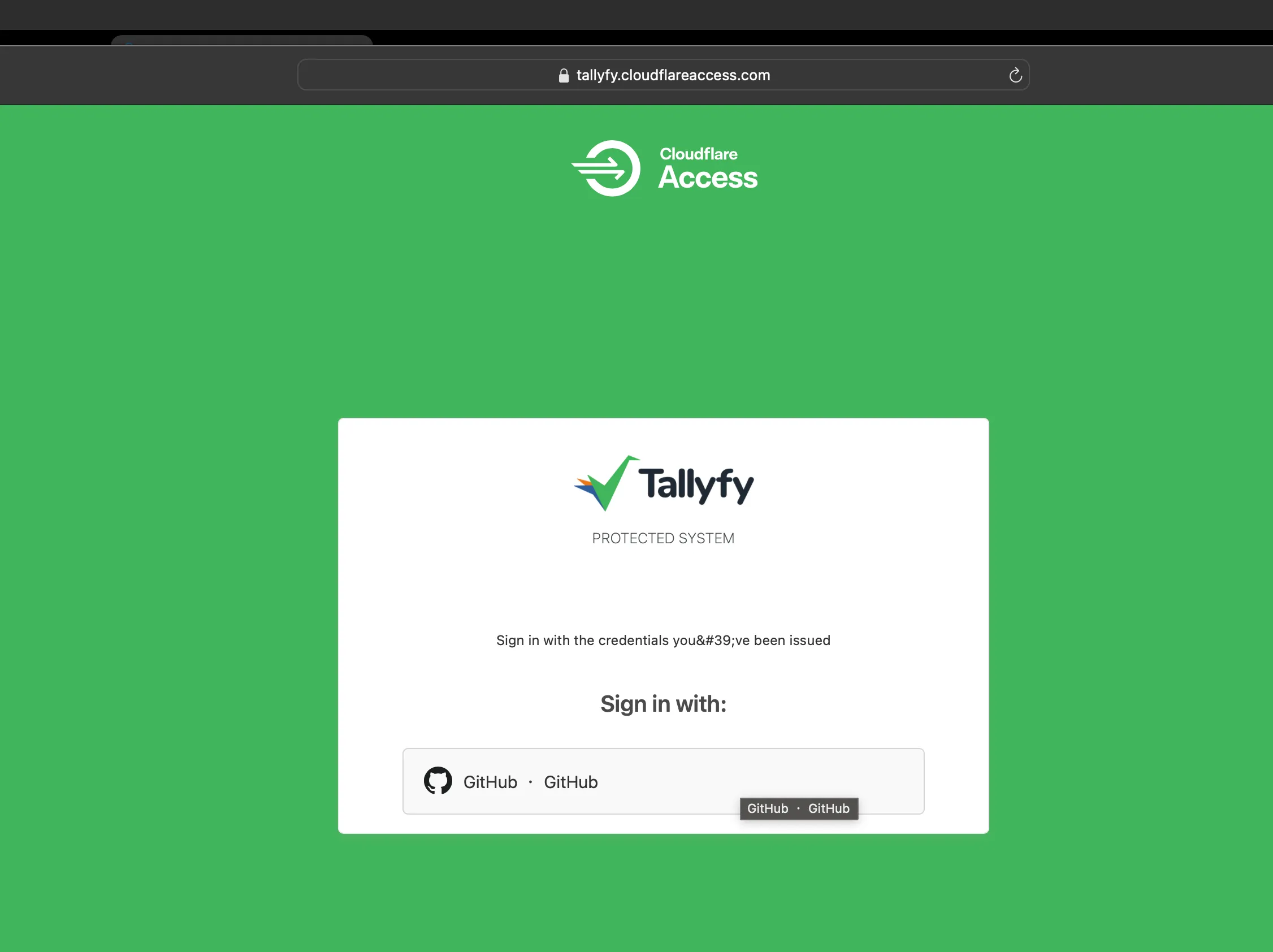 Real Cloudflare access control evidence screenshot